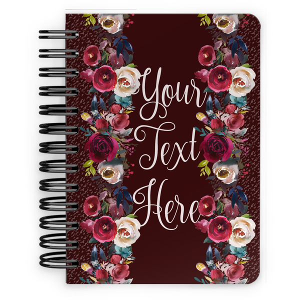 Custom Boho Spiral Notebook - 5x7 w/ Name or Text