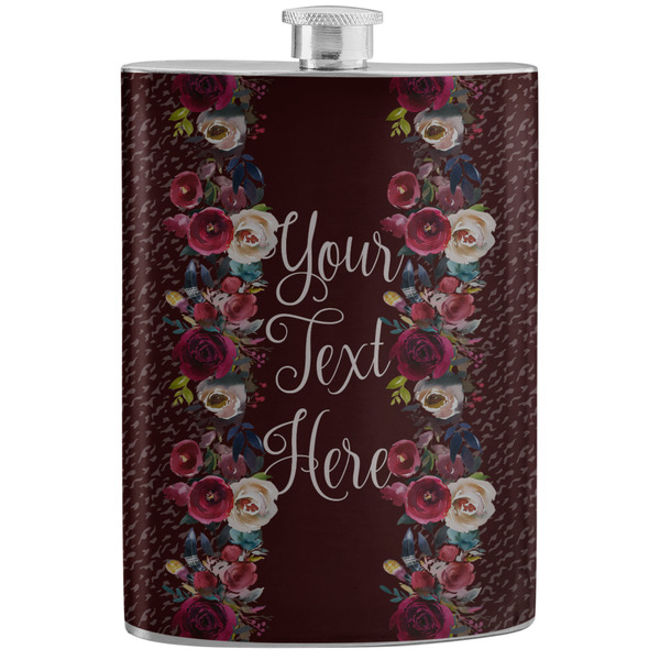 Custom Boho Stainless Steel Flask (Personalized)