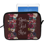 Boho Tablet Case / Sleeve - Large (Personalized)