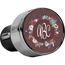 Boho USB Car Charger (Personalized)