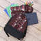 Boho Large Backpack - Black - With Stuff