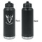 Boho Laser Engraved Water Bottles - Front Engraving - Front & Back View