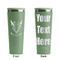 Boho Light Green RTIC Everyday Tumbler - 28 oz. - Front and Back