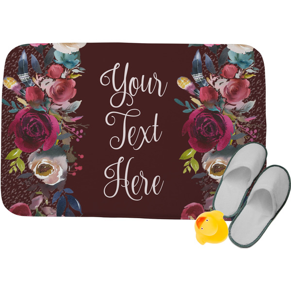 Custom Boho Memory Foam Bath Mat (Personalized)