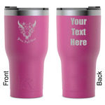 Boho RTIC Tumbler - Magenta - Laser Engraved - Double-Sided (Personalized)