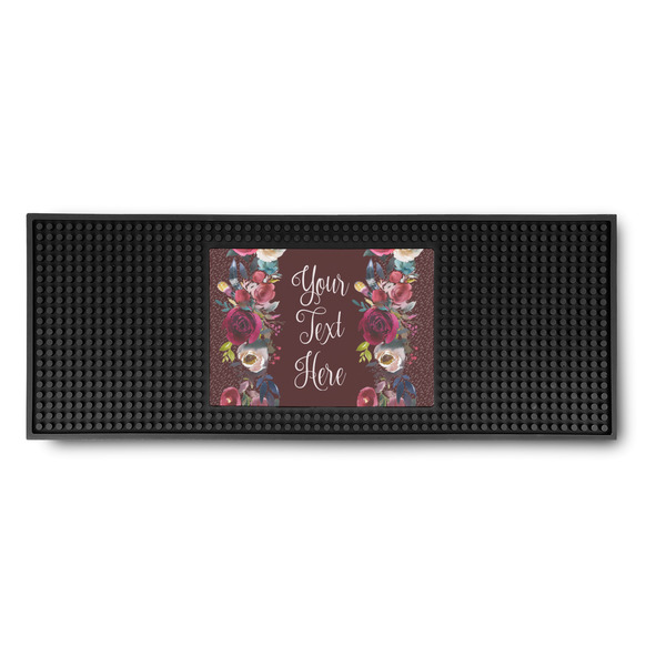 Custom Boho Rubber Bar Mat (Personalized)