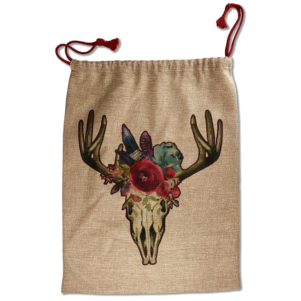 Custom Boho Santa Sack - Front