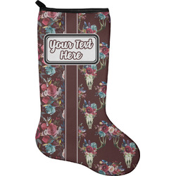 Boho Holiday Stocking - Single-Sided - Neoprene (Personalized)