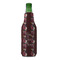 Boho Zipper Bottle Cooler - FRONT (bottle)