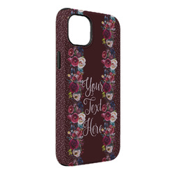 Boho iPhone Case - Rubber Lined - iPhone 14 Pro Max (Personalized)