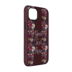 Boho iPhone Case - Rubber Lined - iPhone 14 (Personalized)