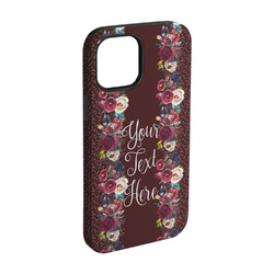 Boho iPhone Case - Rubber Lined - iPhone 15 (Personalized)