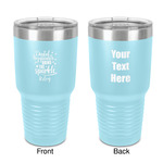 Dental Hygienist 30 oz Stainless Steel Tumbler - Teal - Double-Sided (Personalized)