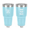 Dental Hygienist 30 oz Stainless Steel Ringneck Tumbler - Teal - Double Sided - Front & Back