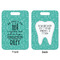 Dental Hygienist Aluminum Luggage Tag (Front + Back)