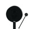 Dental Hygienist Black Plastic 5.5" Stir Stick - Round - Closeup