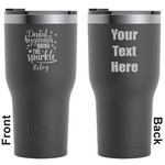 Dental Hygienist RTIC Tumbler - Black - Engraved Front & Back (Personalized)