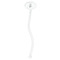 Dental Hygienist Clear Plastic 7" Stir Stick - Oval - Single Stick