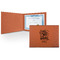 Dental Hygienist Leatherette Certificate Holder - Front (Personalized)