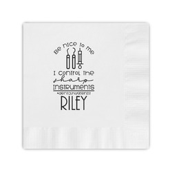 Dental Hygienist Coined Cocktail Napkins (Personalized)