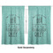 Dental Hygienist Curtains Double