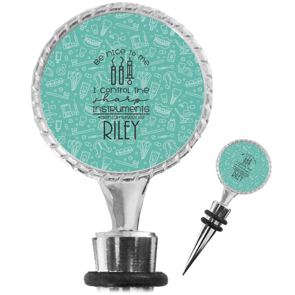 Custom Dental Hygienist Wine Bottle Stopper (Personalized)