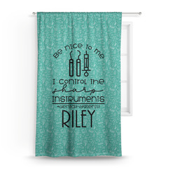 Dental Hygienist Curtain Panel - Custom Size (Personalized)