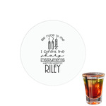 Dental Hygienist Printed Drink Topper - 1.5" (Personalized)