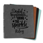 Dental Hygienist Leather Binder - 1" (Personalized)