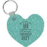 Dental Hygienist Heart Plastic Keychain w/ Name or Text