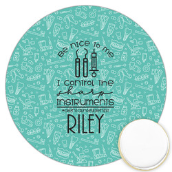 Dental Hygienist Printed Cookie Topper - 3.25" (Personalized)