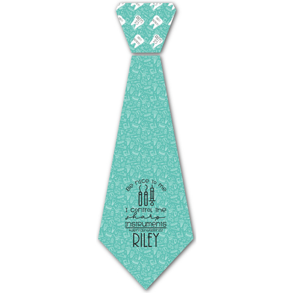 Custom Dental Hygienist Iron On Tie - 4 Sizes (Personalized)