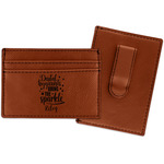 Dental Hygienist Leatherette Wallet with Money Clip (Personalized)