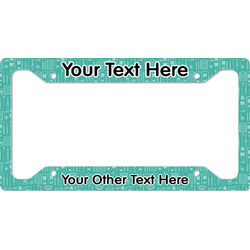 Dental Hygienist License Plate Frame - Style A (Personalized)