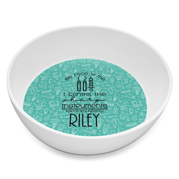 Custom Dental Hygienist Melamine Bowl - 8 oz (Personalized)