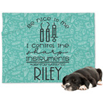 Dental Hygienist Dog Blanket - Large (Personalized)