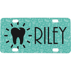 Dental Hygienist Mini / Bicycle License Plate (4 Holes) (Personalized)