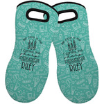 Dental Hygienist Neoprene Oven Mitts - Set of 2 w/ Name or Text