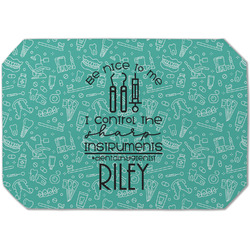 Dental Hygienist Dining Table Mat - Octagon (Single-Sided) w/ Name or Text