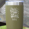 Dental Hygienist Olive Polar Camel Tumbler - 20oz - Close Up