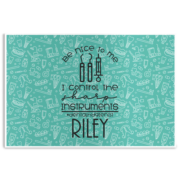 Custom Dental Hygienist Disposable Paper Placemats (Personalized)