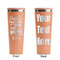 Dental Hygienist Peach RTIC Everyday Tumbler - 28 oz. - Front and Back