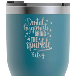 Dental Hygienist RTIC Tumbler - Dark Teal - Laser Engraved - Single-Sided (Personalized)