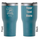 Dental Hygienist RTIC Tumbler - Dark Teal - Laser Engraved - Double-Sided (Personalized)