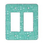 Dental Hygienist Rocker Style Light Switch Cover - Two Switch