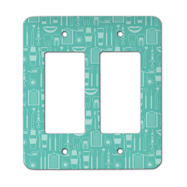 Custom Dental Hygienist Rocker Style Light Switch Cover - Two Switch