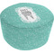 Dental Hygienist Round Pouf Ottoman (Bottom)