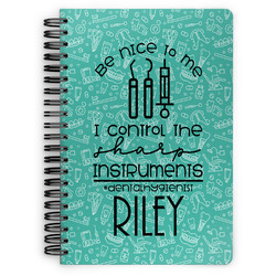 Dental Hygienist Spiral Notebook - 7x10 w/ Name or Text