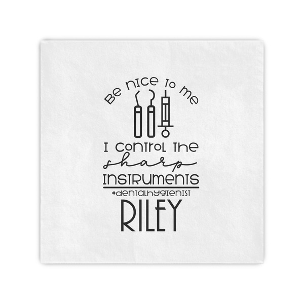 Custom Dental Hygienist Standard Cocktail Napkins (Personalized)