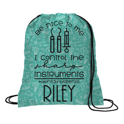 Dental Hygienist Drawstring Backpack - Small (Personalized)